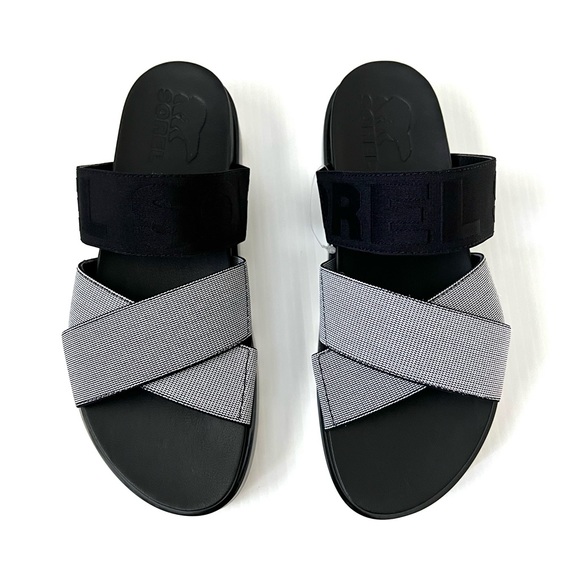 Sorel Black Roaming Slide Sandals - Picture 2 of 9